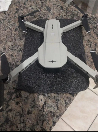  Drone Kfplan Kf102 Com Câmera 4k Cinza 5ghz 1 Bateria.