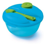 Tupperware Recipiente Practi Mix Con Cubiertos 1.5 L Lunch