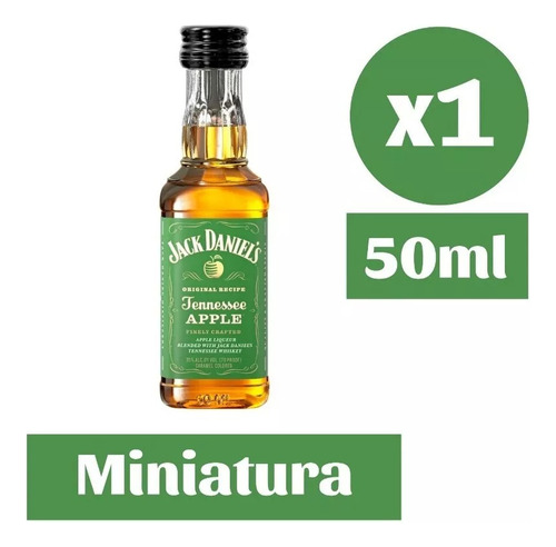 Miniatura 50ml Whiskey Jack Daniels  Apple Fire Honey N°7