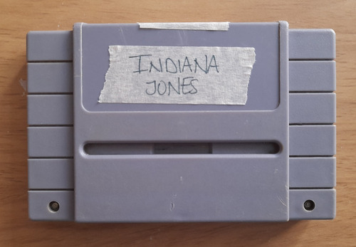 Videojuego Indiana Jones Para Snes