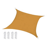 Toldo Vela Sombra 3*5 Mts Rectangular Beige Material Hdpe