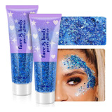 Glitter Gel Holográfico Purpurina Maquillaje Brillante 50 Ml