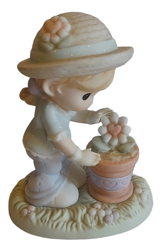 Precious Moments Figura Porcelana A Tender Touch Love Blooms