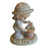 Precious Moments Figura Porcelana A Tender Touch Love Blooms