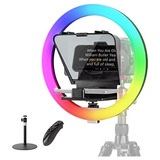 Kit De Teleprompter, Teleprompters Mtrx 12 Rgb Con Luz Anula