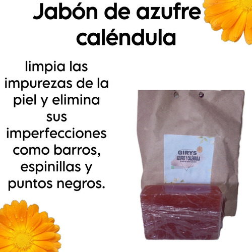 Jabón De Azufre Y Caléndula - g a $150