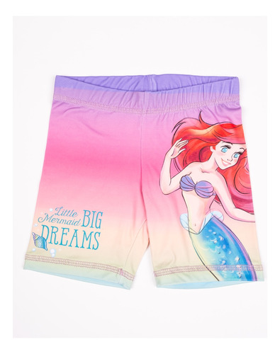 Calza Biker Sirena Ariel Sirenita Disney Nena Niña Original