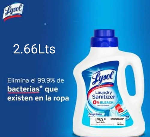 Lysol Desinfectante Para Ropa, Tamaño Jumbo 