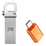 Memoria Usb 2tb 3.0 Alta Velocidad + Adaptador Usb-c Tipo C