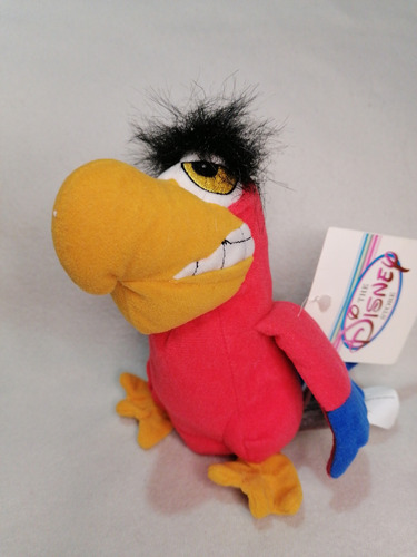 Peluche Original Iago Loro Aladinn Disney 16cm. 