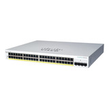 Switch 48 Puertos Giga Cisco Cbs220 + 4 Sfp Cbs220-48t-4g-ar