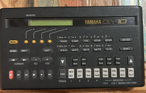 Yamaha Qy10 Drum Finger Vintage Japan Rhythm Sequencer