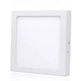 Foco Panel Plafón Led 12w Sobrepuesto Cuadrado Luz Frío/fm12