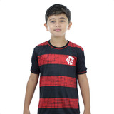 Camisa Infantil Mengão Listrada Campeão 2023 Original