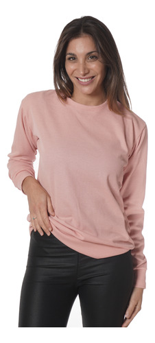 Buzo Sweater Basico Mujer Waffle Panal Regular Fit H38