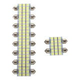 10 X 5050 Smd 9 Led 42 Mm Para Coche C5w Festoon Dome Mapa I