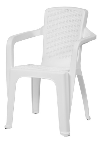 Silla Exterior/interior Infinity Color Blanco - Mq Qrubber