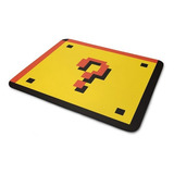 Mouse Pad Gamer Tijolo Mario Bross Cor Branco