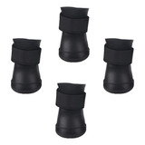 4*botas Impermeables Perros Zapatos Lluvia Antideslizantes M