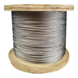 Cable Guaya En Acero Galvanizada De 1/16 1.59mm 7x7 150 Mts