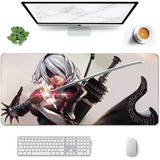 Mouse Pad Grande Nier Automata 2b Gamer Diseño Art 40x90cm