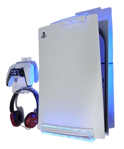 Soporte Para Ps5 Con Kit Led + Base Para Control Y Audifonos | Envío gratis