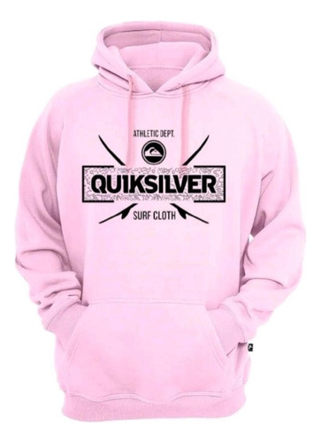 Blusa De Frio Quiksilver Cores Com Capuz Unissex Flanelado