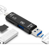 Micro-usb 2.0 Type-c Otg Tf Tarjeta Adaptador Para Android