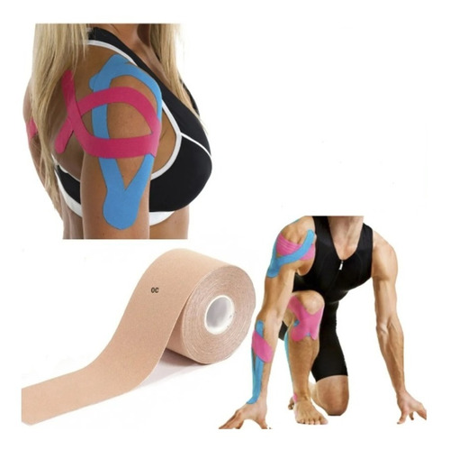 Fita Kinesio Tape Bandagem 5m Por 5 Cm Pronta Entrega