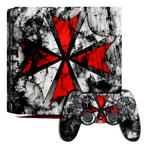 Skin/adhesivo - Ps4 - Combo - Resident Evil