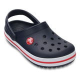 Zueco Crocs Crocband Bebé Navy/red