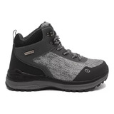 Botin Outdoor Waterproof Hombre Spalding  Gris Negro