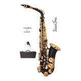 Saxofon Alto Silvertone Con Estuche Mod. Slsx020 Incluye Msi