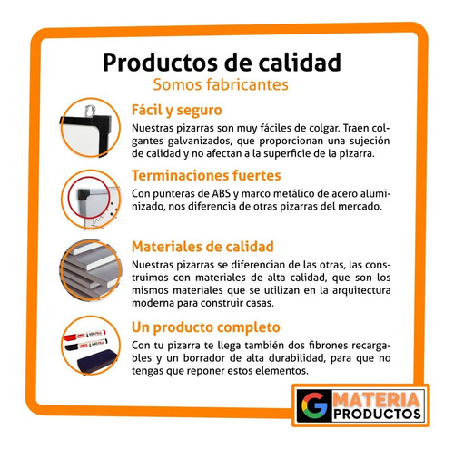 Pizarra Blanca 80x120cm+2 Marcadores Y Accesorios Gratis