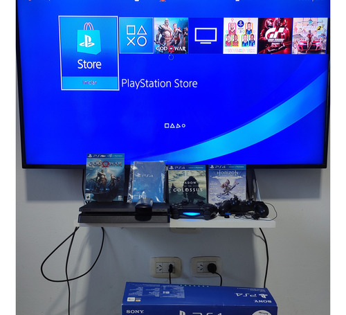 Sony Playstation 4 Slim 1tb + 3 Juegos + 2 Controles