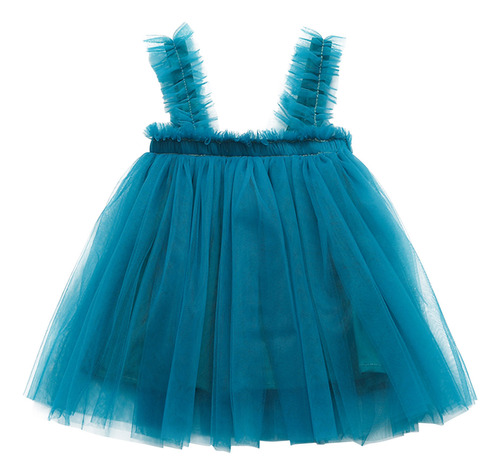 Vestidos De Tul En Capas Para Niñas, Vestido De Princesa Sin