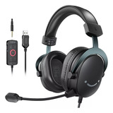 Headset Gamer Fone Fifine Ampligame H9 Virtual Surround 7.1 Cor Preto