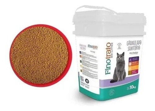 Granulado Sanitario Bio Litter Finotrato 10kg Biodegradavel