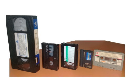 Vhs, Vhs-c, 8mm, Hi8, Mini Dv, Casetes De Audio A Digital