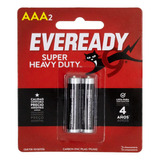 Pila Eveready Aaa Carbon Zinc 1212  Blister X 2 Unidades