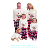 Conjunto De Pijama Navideño Familiar For Adultos Y Niños