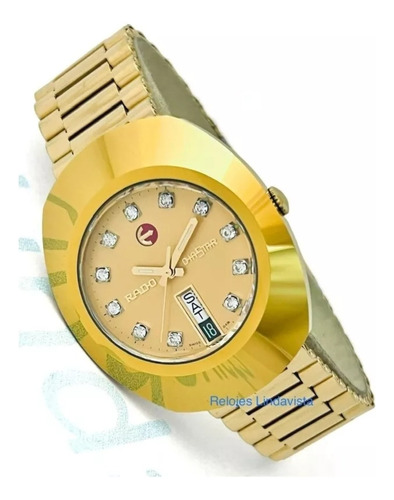 Reloj Rado Diastar Tungsteno Dorado Automático Acero