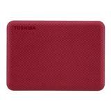 Disco Duro Externo Toshiba Canvio Advance Hdtca40x 4tb Rojo