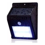 Reflector Solar Con Sensor Mov Led 5w 20 Chips Recargable F 