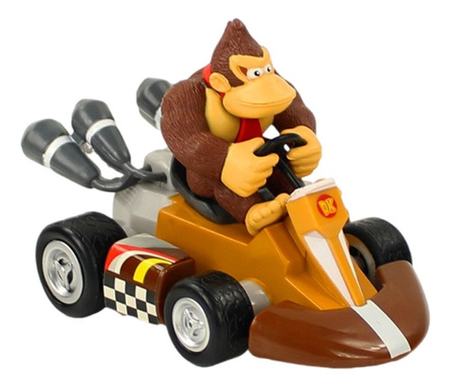 Figura Personajes Mario Kart Auto A Fricción 12 Cm