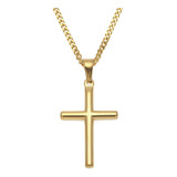 Fztn Jewelry Collar De Oro De 3 Mm Para Mujeres, Hombres, Ad