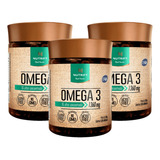 3x Ômega 3 Ifos Vitamina E Epa 840 Dha 521 120 Caps Nutrify Sabor Sem Sabor