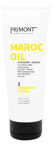 Primont Maroc Oil Mascara Aceite De Argan Nutritiva 220gr