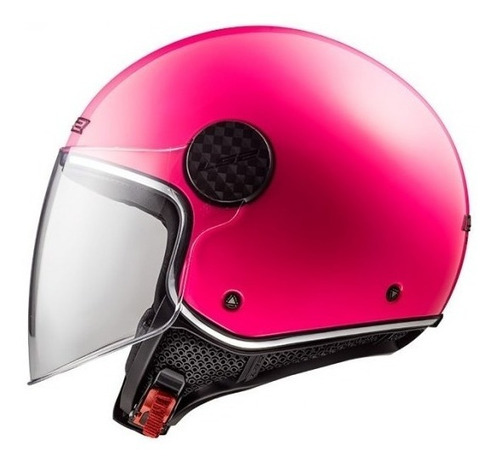 Casco Ls2 Abierto Sphere Lux Of558 Solid Rosa Fluo