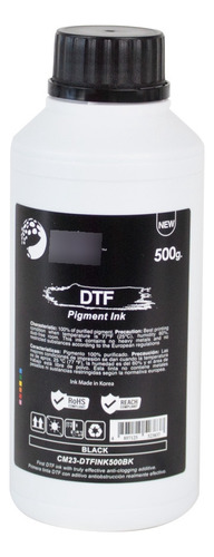 Tinta Para Dtf Etiqueta Negra 500gr. Color Make